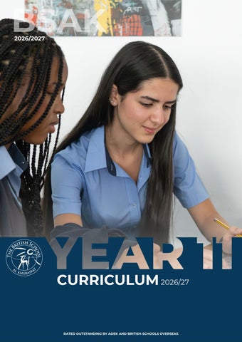 BSAK Year 11 Curriculum Handbook 2026/27