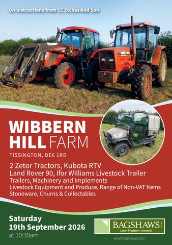 Wibbern Hill Farm Catalogue