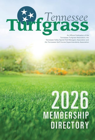 2026 Tennessee Turfgrass Membership Directory
