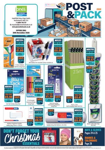 Stagg Post & Pack Promotion JB 2026