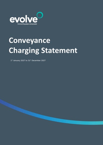 Evolve Conveyance Charge Statement 2027
