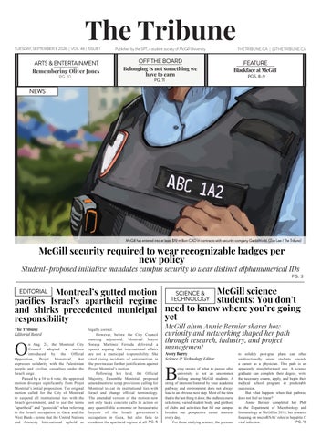 The Tribune Volume 46, Issue 1
