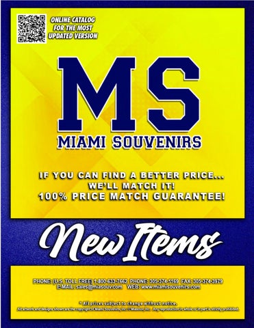 2026 MS NEW ITEMS BOOKLET