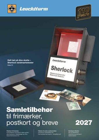 Sammelzubehör für Briefmarken, Postenkarten und Briefe DK