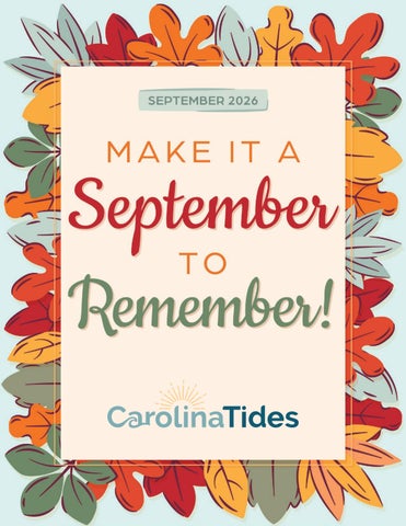 Carolina Tides Newsletter