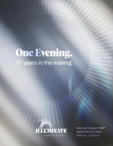 SPX Illuminate Gala Sponsor Package