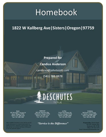 1822 W Kallberg Ave, Sisters - Homebook