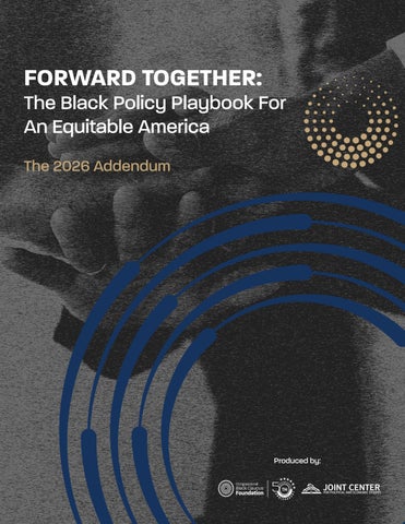 Black Policy Playbook 2026 Addendum