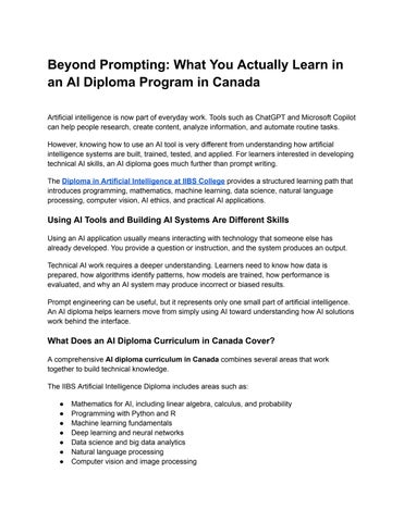 Beyond Prompting_ What You Actually Learn in an AI Diploma Program in Canada (1)