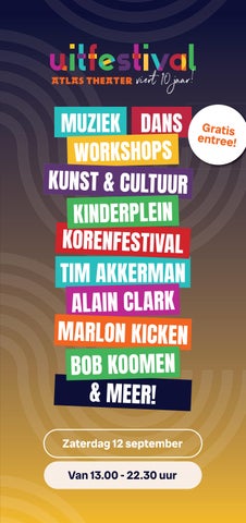 Uitfestival 2026 | Programmaboekje