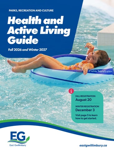 Fall 2026 and Winter 2027 Health and Active Living Guide