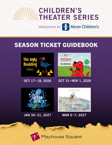 2026–27 Children's Theater Series Guidebook