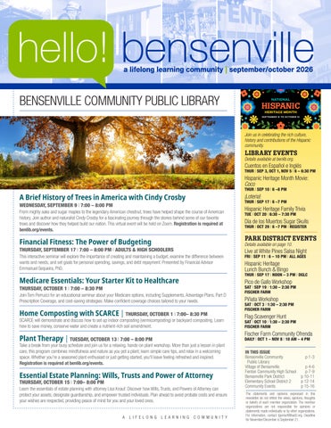 Community Newsletter September/October 2026