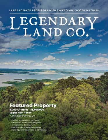 Legendary Land Co. Magazine Fall 2026 