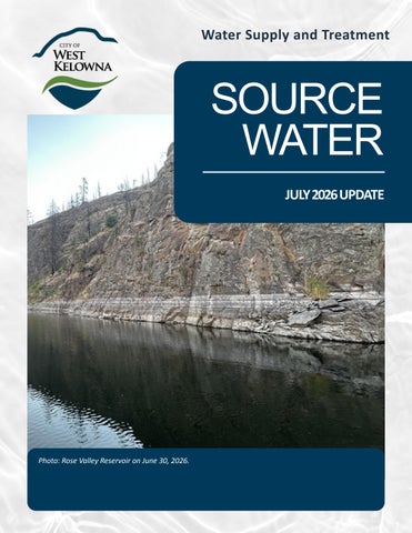 Source Water Update