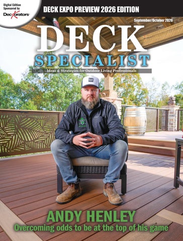 Deck Specialist Sept./Oct. 2026