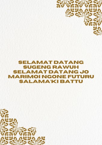 Daftar menu bersama HR&GA Selatan