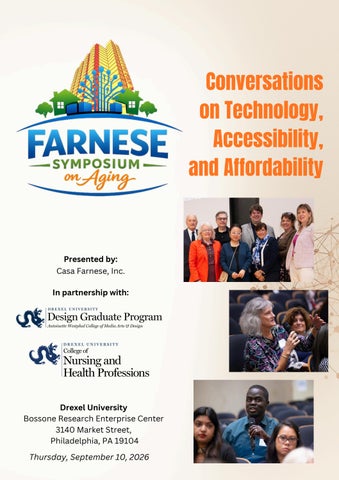 2026 Farnese Symposium on Aging Program