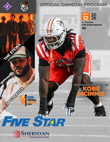 Game Program - September 12 2026 vs Furman