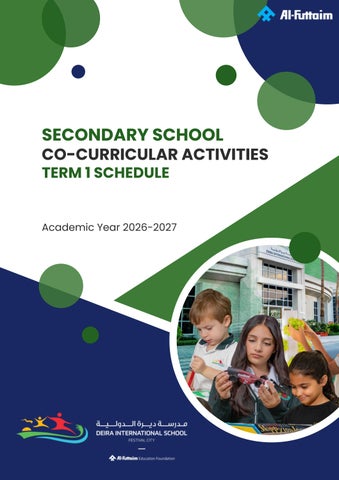Secondary Term 1 CCA Booklet 26-27