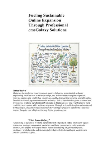 Fueling Sustainable Online Expansion Through Professional cmsGalaxy Solutions