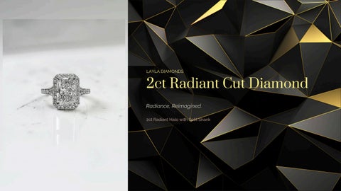 Brilliance of 2ct Radiant Cut Diamond Ring By Layla Diamonds