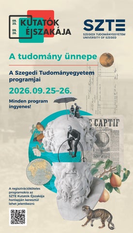 SZTE Kutatók Éjszakája 2026