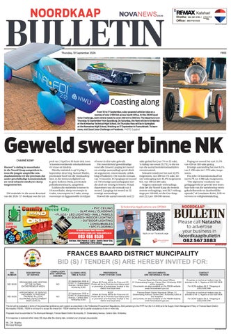 NoordkaapBulletin E-Edition - 10 September 2026