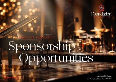 Patin the Town Red Proposal - Sponsorship Opportunities