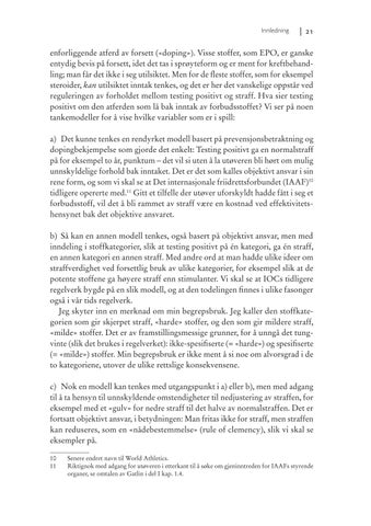 Doping i idrett: 英文 rettslig analyse 第 11 页