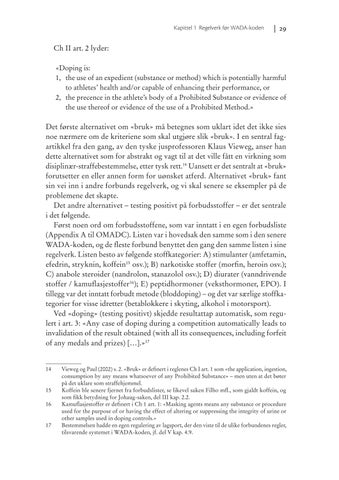 Doping i idrett: 英文 rettslig analyse 第 19 页