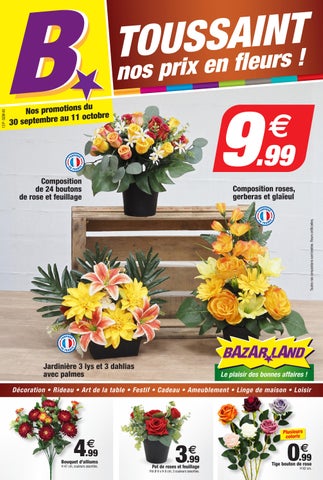 BazarLand - Toussaint nos prix en fleurs ! 12p