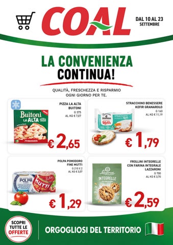 Promozione dal 10 al 23 settembre