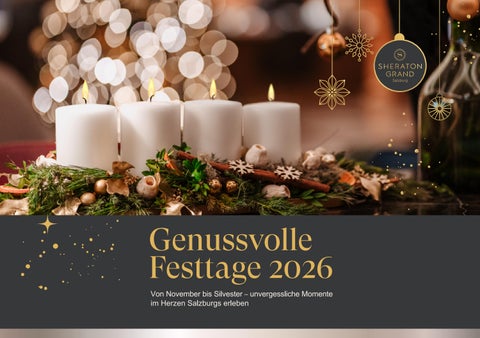 Weihnachtsbroschüre Sheraton DE 2026