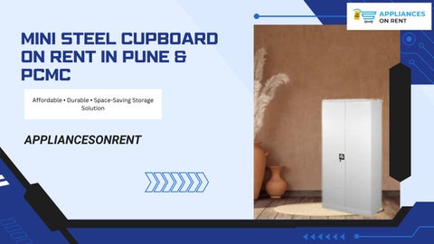 mini steel cupboard on rent