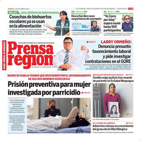 La Prensa Regional – Miércoles 09 de setiembre de 2026