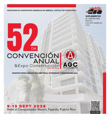 SUPLEMENTO AGC 2026 publicado el martes, 8 de septiembre de 2026 en El Nuevo Día