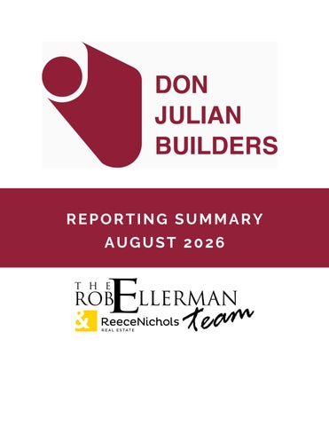 Don Julian Report August 2026