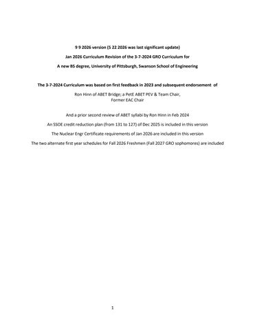 GRO Revised Curriculum: New Ideas, New Classes, and Topics (9/9/2026)
