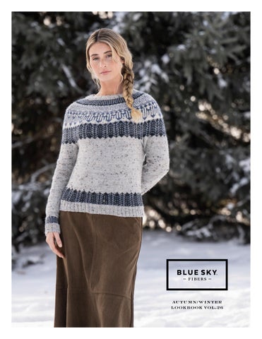 Blue Sky Fibers Autumn/Winter 2026 Lookbook