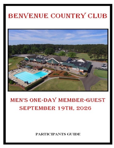 2026 one day member guest booklet