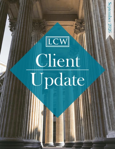 Client Update: September 2026
