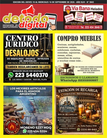 Semanario Detodo Digital - Edición Nº 3843 - Jueves 10 de Septiembre de 2026