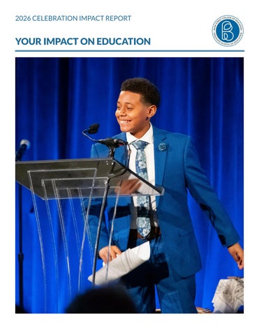 Bank Street Celebration Impact Report
