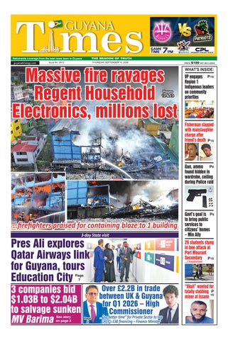 Guyana Times - Thursday, September 10, 2026