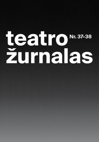 teatro žurnalas | 37–38