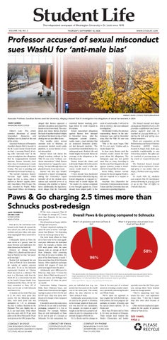 September 10, 2026 Student Life newspaper, WashU in St. Louis