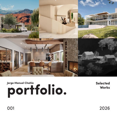 Architecture Portfolio - Chahle Jorge
