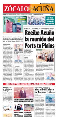 Acuña 10 de septiembre de 2026
