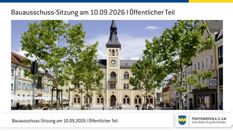 Präsentation der öffentlichen Bauausschuss-Sitzung vom 10.09.2026